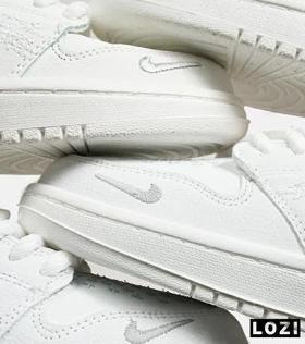 کفش کتانی مردانه و زنانه سفید نایک NIKE jordan Vodoo مدل 6185