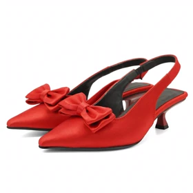 کفش مجلسی زنانه پاشنه‌دار 3 سانت مدل sandal valentino _ 4003p