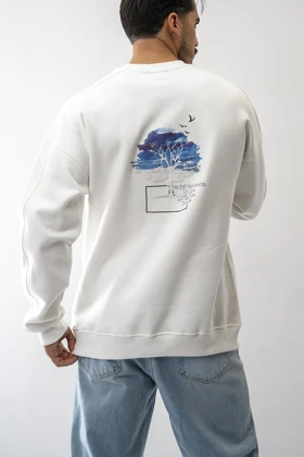 دورس آستین بلند بیسیک چاپی مردانه