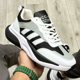 کفش و کتانی مردانه مدل آدیداس ADIDAS رنگ سفید مشکی