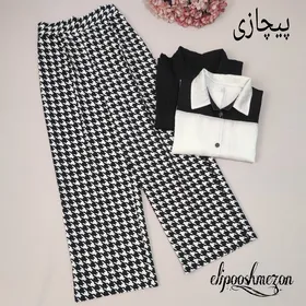 B646- شلوار طرحدار