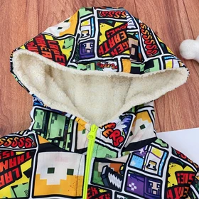 سویشرت تو خز ماینکرافت رنج4،5سال