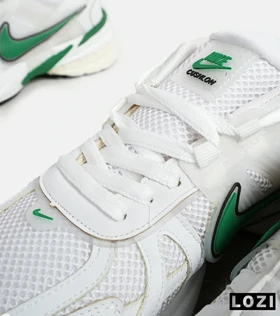 کفش کتانی مردانه و زنانه سفید سبز Nike cushlon