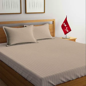 سرویس ملحفه و روبالشتی مینیمال هتلی راه راه