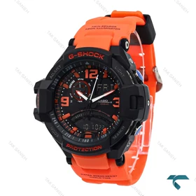 ساعت مچی کاسیو جیشاک GA-1000 مردانه مشکی نارنجی Gshock-6566-G