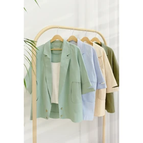 مانتو کتی آستین چاک‌دار