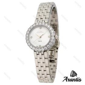 ساعت الکسا 2002z زنانه سیلور دور نگین w-10135