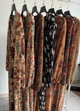 مانتو پیراهن پلیسه گلناز