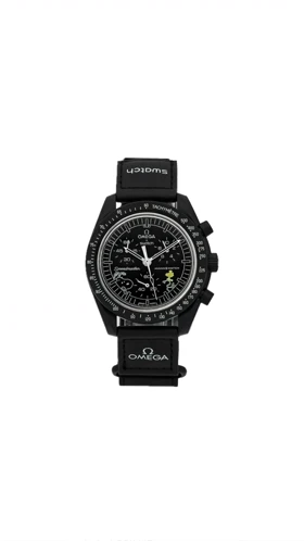 ساعت امگا سواچ ماه مشکی اسنوپی Omega Swatch to the Moon Black