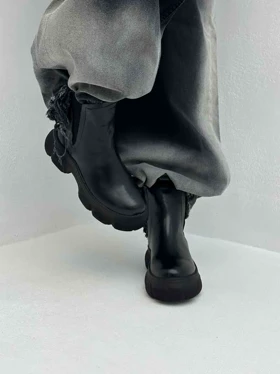 نیم بوت لژ پهن