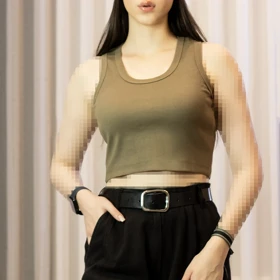 کراپ تاپ زنانه مدل wct010