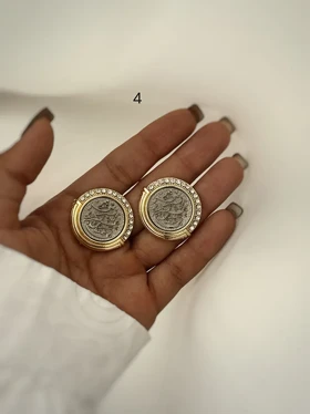 گوشواره سکه‌ای شعر بی همگان به سر شود در 5 طرح