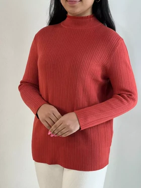 پلیور بافت یقه ایستاده نوین کد 5514