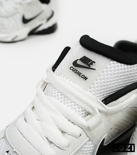 کفش کتانی زنانه سفید مشکی Nike cushlon