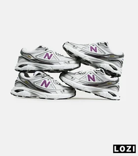 کفش کتانی مردانه و زنانه سفید بنفش NEW BALANCE 1064 V.2
