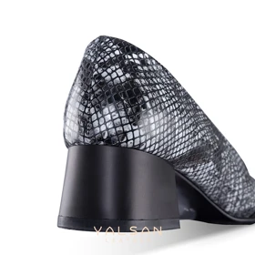 کفش پاشنه‌دار زنانه چرم یلسان مدل آلیس کد 643-RTL