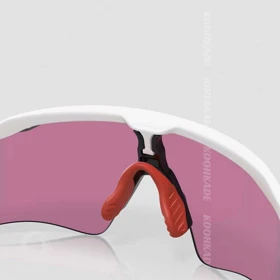 عینک اوکلی فریم سفید نارنجی RADAR