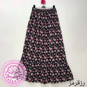 دامن نخی تایلندی بلند در رنگبندی متنوع