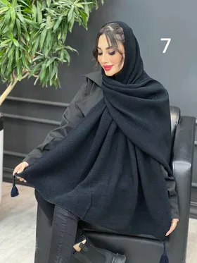 شال پلیسه ساده