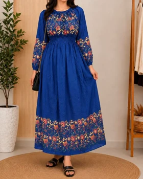 پیراهن ساحلی زنانه حاشیه‌دار 7627 (کاربنی)