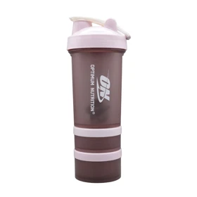 شیکر ورزشی سه تیکه اوپتیموم نوتریشن مدل Tri Mix ظرفیت 0.45 لیتر (پوست پیازی)