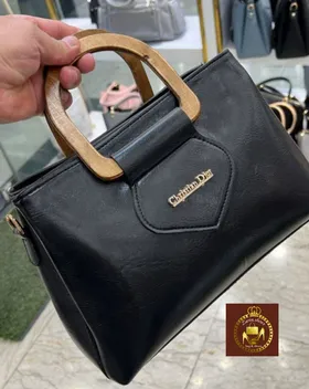 کیف دستی و دوشی زنانه دسته چوبی دیور