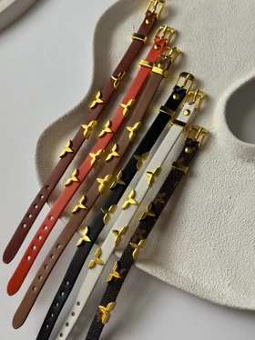 دستبند چرمی لویی ویتون