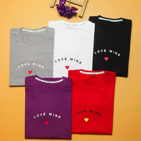 تیشرت love wins