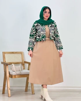 ست کت و سارافون مهرسا(66)کد:4345