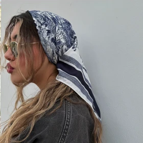 مینی اسکارف ساتن ابریشم