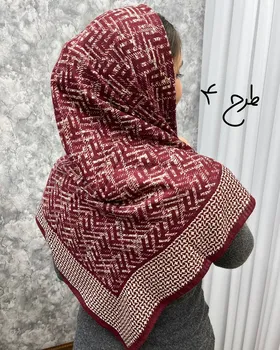 روسری نخی طرحدار 4004