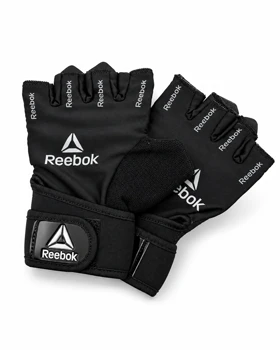 دستکش اسپرت ورزشی باشگاهی زنانه مدل ریبوک Reebok رنگ مشکی