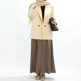 دامن ساتن سیلک