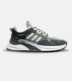 کفش کتانی بزرگ پا طوسی سفید ADIDAS UltraBoost