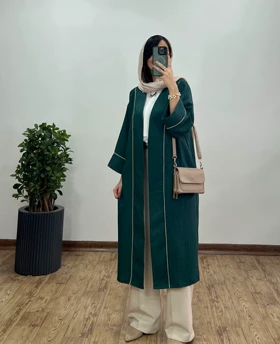 مانتو بلند مغزی دوزی راژان