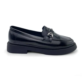 کفش کالج زنانه مدل Flat shoes - 0251_ Black