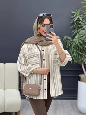 مانتو دو جیب آستین چین