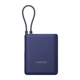 پاوربانک شیائومی 10000 میلی‌آمپر ساعت 33 وات مدل PB1033MI با کابل USB-C داخلی (سرمه ای)