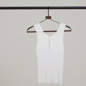 تاپ جلو نگین (سفید)