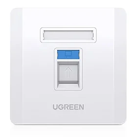 کاور پریز شبکه و تلفن یوگرین UGREEN مدل NW144-80180 تک پورت