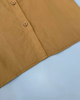 شومیز جلو دکمه تک‌رنگ کد 4841