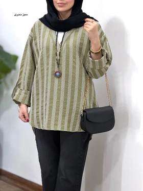 تونیک مانتویی یقه سفید کیارا