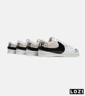 کفش نایک مردانه و زنانه سفید کرم مشکی Nike Blazer Low 77 Jumbo