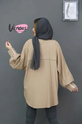 مانتو تنسل پایین راه راه