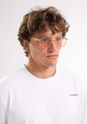 عینک آفتابی دی فرانکلین مدل D.franklin Aviator Legacy Gold / Photochromic Red