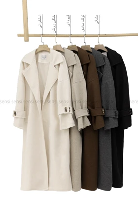 پالتو فوتر پشت دکمه آستر دارکد1004549