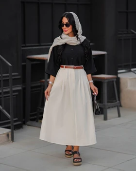 دامن زنانه تک جلو دگمه کد 839 (ضمانت اصالت)