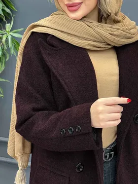 پالتو بلند شش دکمه