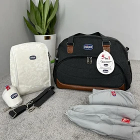 ساک لوازم کودک چیکو طرح چرم مدل CH300 (نوک مدادی)