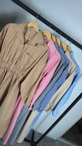 پیراهن عروسکی پینترستی کمرکش 40704